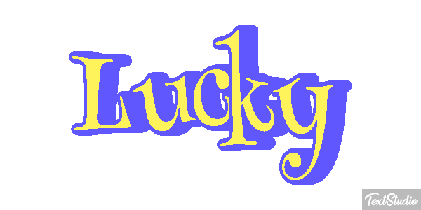 Lucky Text effect