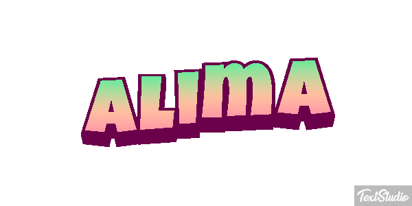 Alima Text effect