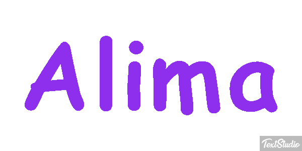 Alima Text effect