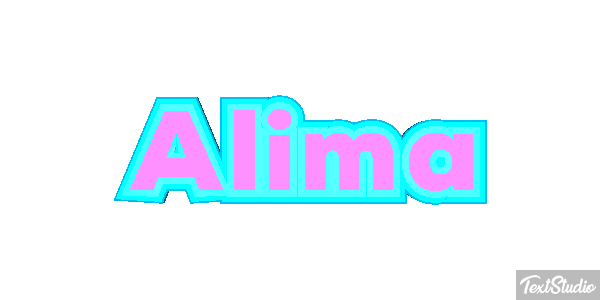 Alima Text effect
