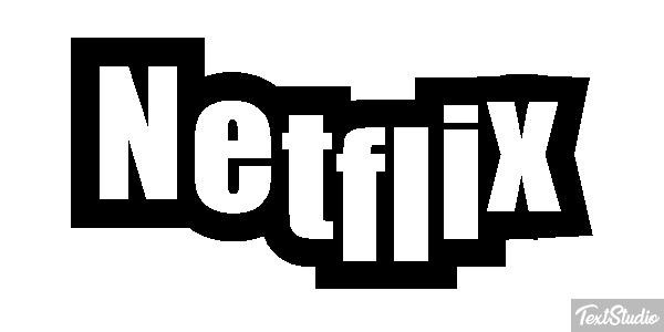 Netflix Tekst effect