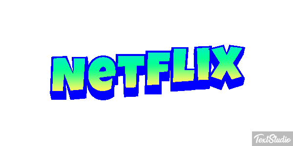 Netflix Tekst effect