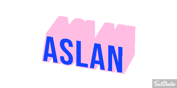 Aslan Text effect