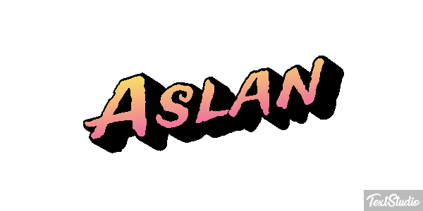 Aslan Text effect