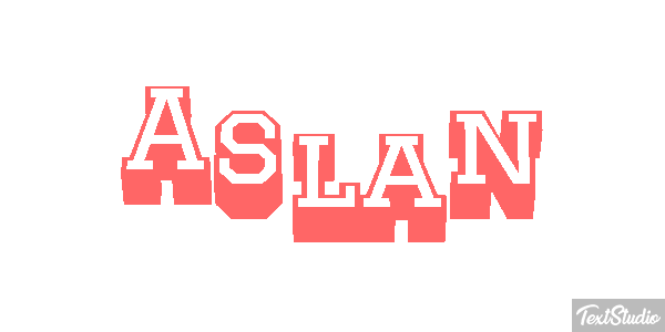 Aslan Text effect
