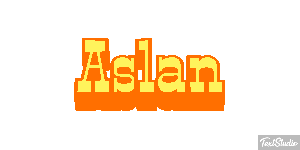 Aslan Text effect