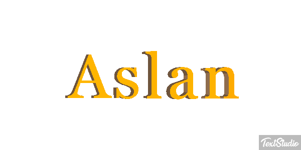 Aslan Text effect