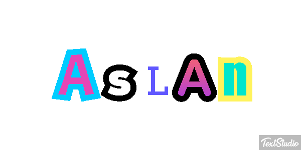 Aslan Text effect