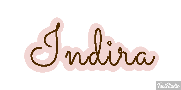 Indira Texteffekt