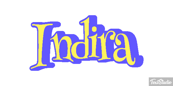 Indira Texteffekt