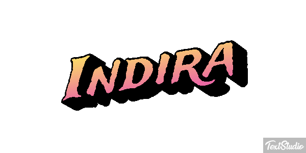 Indira Texteffekt