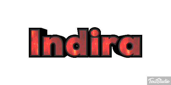 Indira Texteffekt