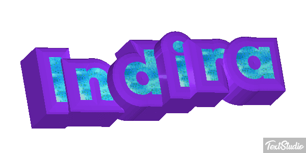 Indira Texteffekt