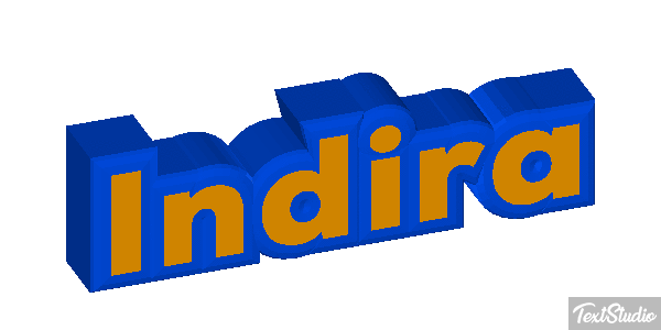 Indira Texteffekt