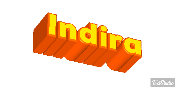 Indira Texteffekt