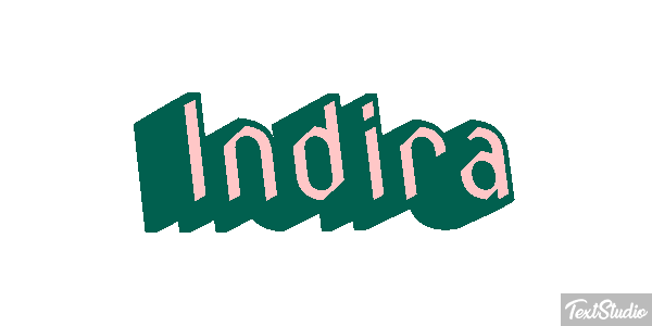 Indira Texteffekt