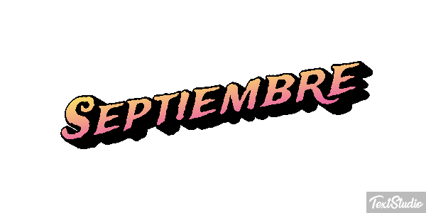 Septiembre Effetto testo