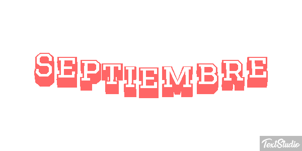 Septiembre Effetto testo