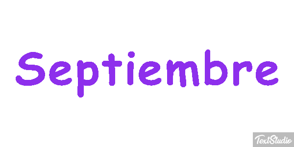 Septiembre Effetto testo