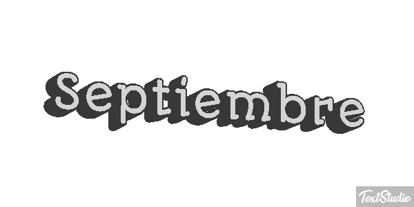 Septiembre Effetto testo