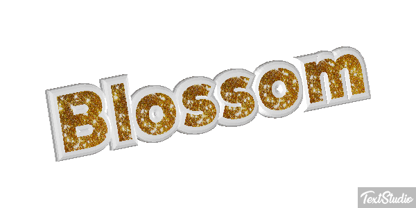 Blossom Text effect