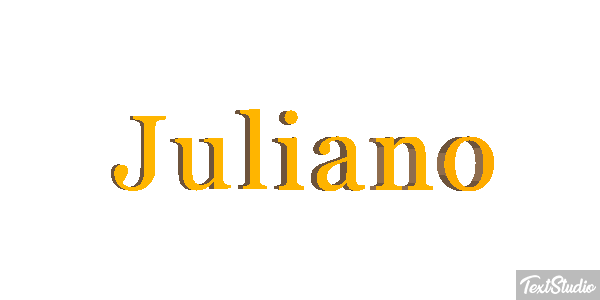 Juliano Efecto de texto