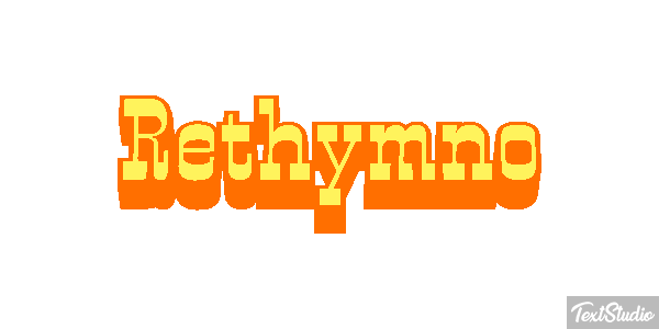 Rethymno Efekt tekstowy