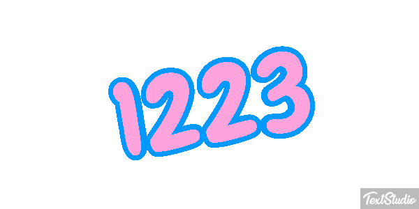 1223 Text effect