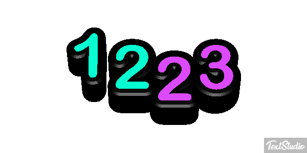 1223 Text effect