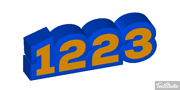 1223 Text effect