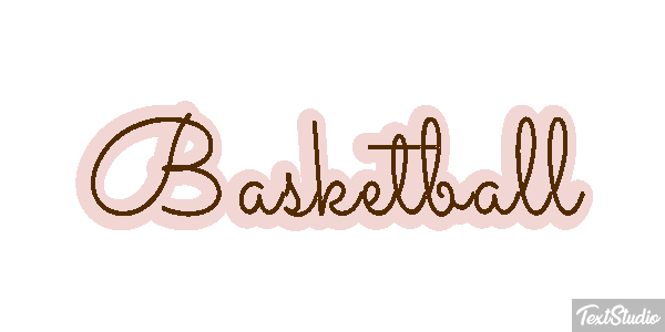 Basketball Efeito do texto