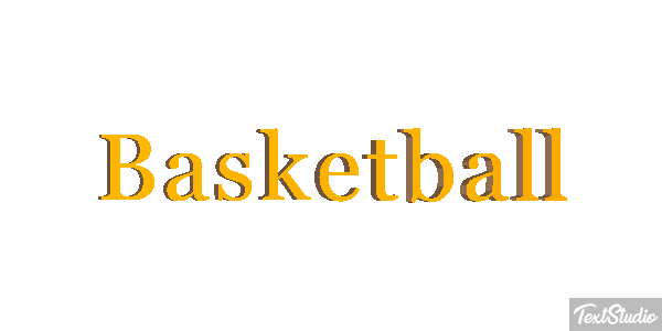 Basketball Efeito do texto