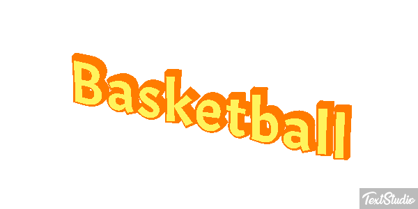 Basketball Efeito do texto