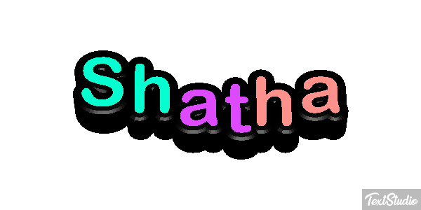 Shatha Effetto testo