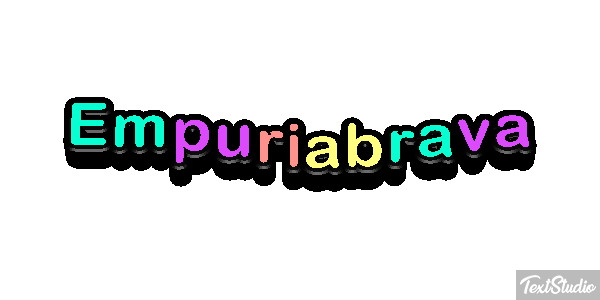 Empuriabrava Efekt tekstowy