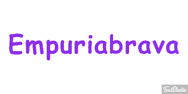 Empuriabrava Efekt tekstowy