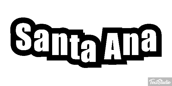 Santa Ana テキスト効果
