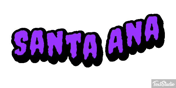 Santa Ana テキスト効果