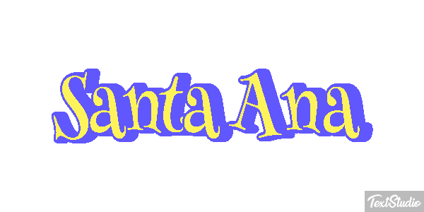 Santa Ana テキスト効果