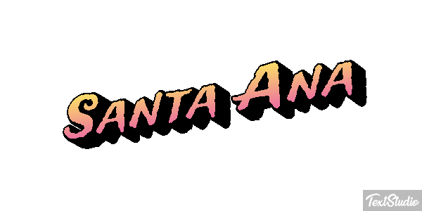 Santa Ana テキスト効果