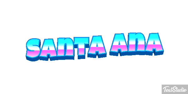 Santa Ana テキスト効果