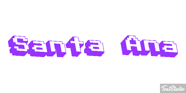 Santa Ana テキスト効果