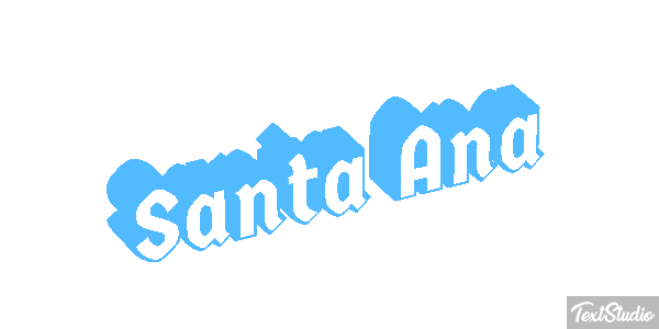 Santa Ana テキスト効果