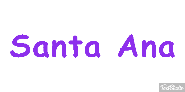 Santa Ana テキスト効果