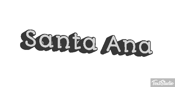 Santa Ana テキスト効果