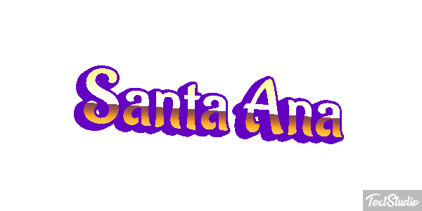 Santa Ana テキスト効果