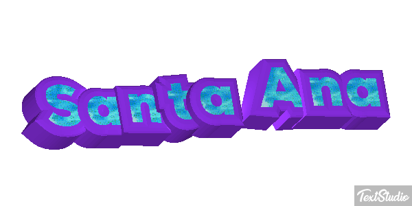 Santa Ana テキスト効果