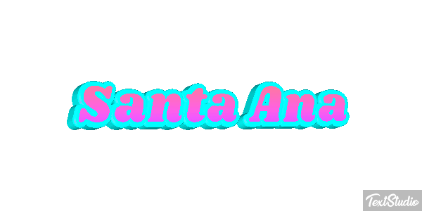 Santa Ana テキスト効果