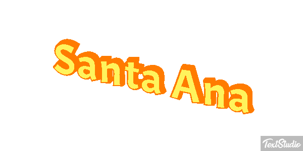Santa Ana テキスト効果