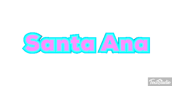 Santa Ana テキスト効果